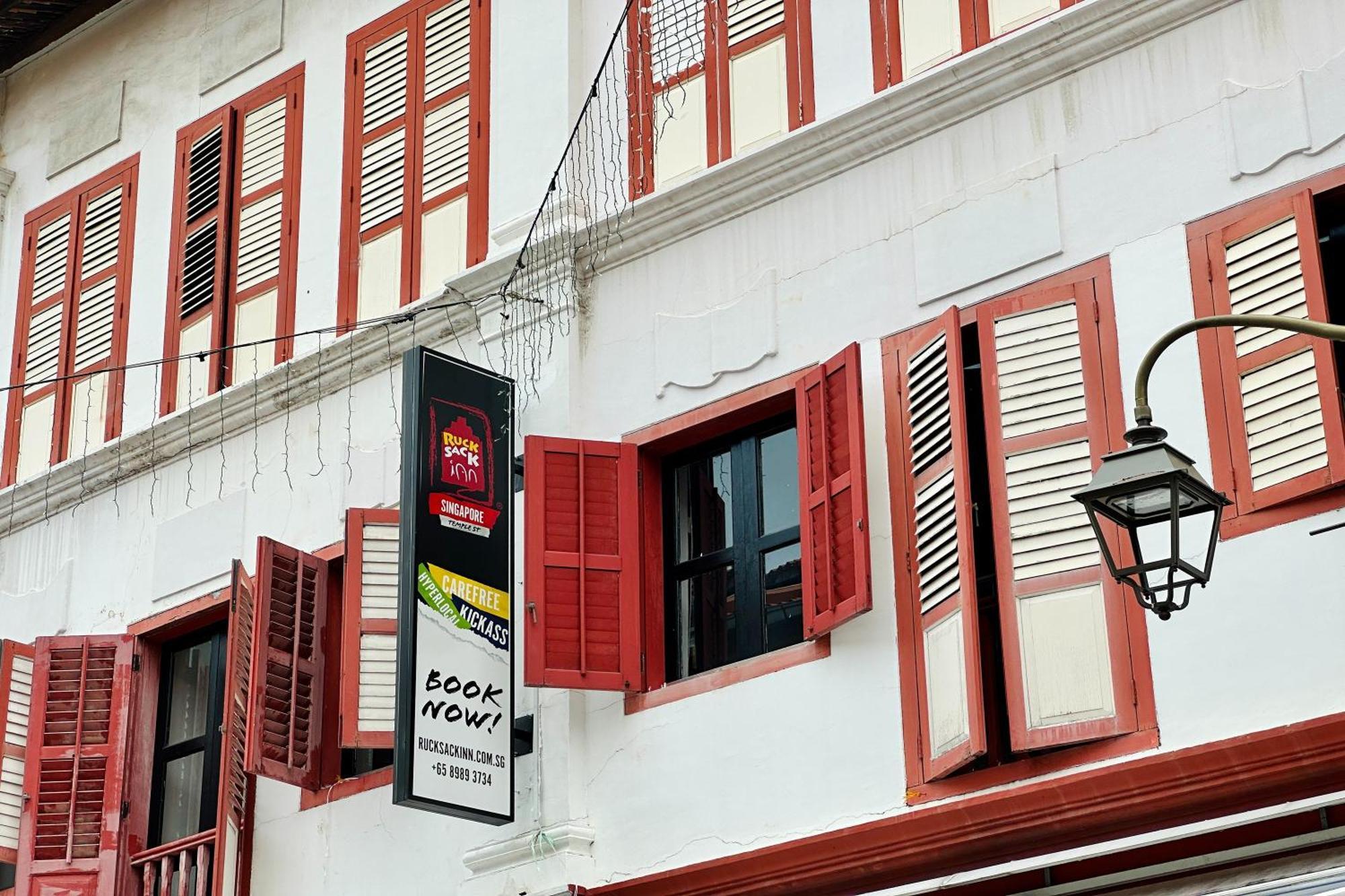 Rucksack Inn Temple Street Singapore Bagian luar foto