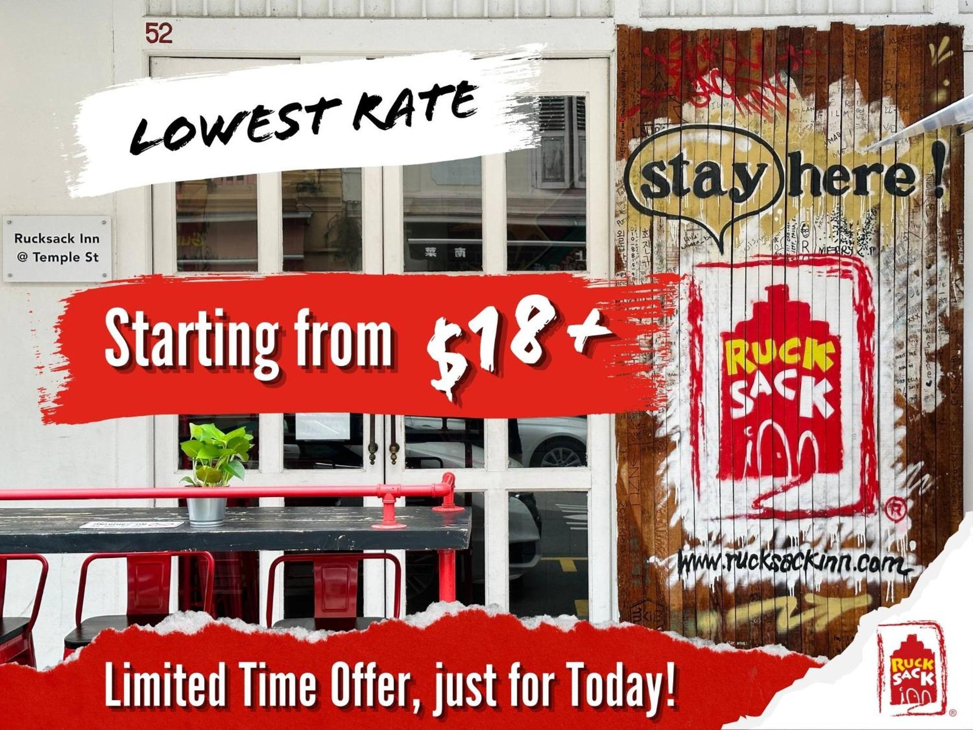 Rucksack Inn Temple Street Singapore Bagian luar foto